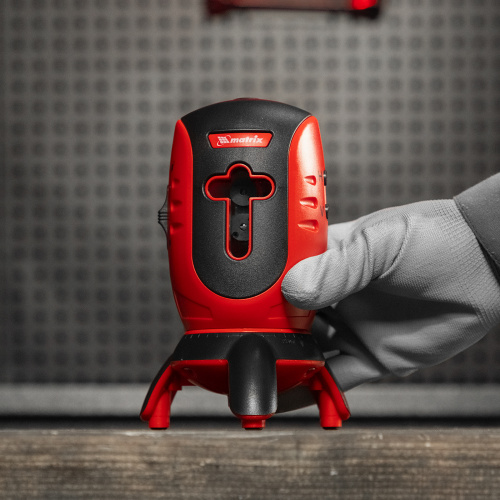 Лазерный уровень ML01T, дальность 10 м, точность ± 0,5 мм, / 1 м, длина волны 650 нм, проекция 1 вертикальная 1 горизонтальная плоскость, резьба под штатив 5/8" Matrix по ценам производителя в Уфе с доставкой по всей России