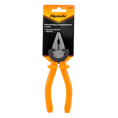 Плоскогубцы Classic, 160 мм, шлифованные, пластмассовые рукоятки Sparta по ценам производителя в Уфе с доставкой по всей России