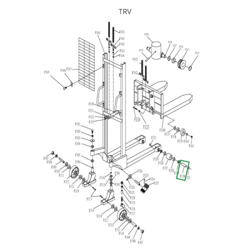 Ось подвильного ролика для TRV по ценам производителя в Уфе с доставкой по всей России