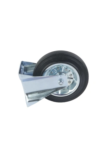 Колесо неповоротное усиленное резина FRC 80 200 мм по ценам производителя в Уфе с доставкой по всей России