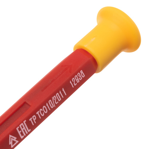 Отвертка со сменными жалами, диэлектрическая до 1000 В, 9 предметов, CrV Сибртех по ценам производителя в Уфе с доставкой по всей России