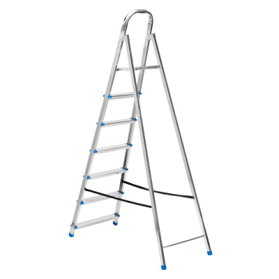 Стремянка, 7 ступеней, стальная, оцинкованная Сибртех по ценам производителя в Уфе с доставкой по всей России