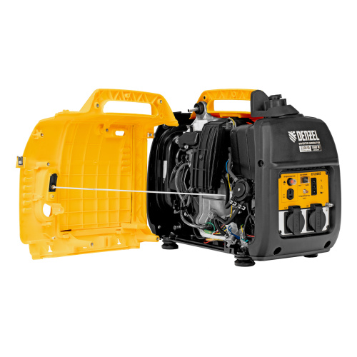 Генератор инверторный GT-2200iS, 2.2 кВт, 230 В, бак 4 л, закрытый корпус, ручной старт Denzel по ценам производителя в Уфе с доставкой по всей России