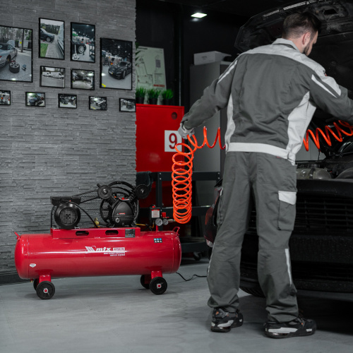 Компрессор воздушный ременный привод КР2500/80, 2,5 кВт, 80 литров, 420 л/мин МТХ по ценам производителя в Уфе с доставкой по всей России