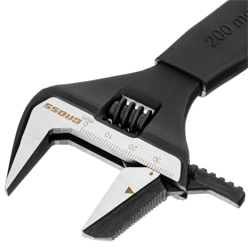 Ключ разводной, переставная губка, 200 мм, CRV GROSS по ценам производителя в Уфе с доставкой по всей России