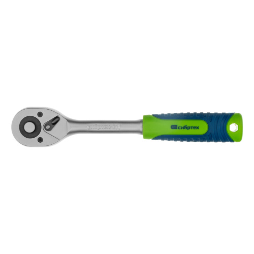 Ключ-трещотка 3/8", 45 зубьев, с быстрым сбросом, матовый хром Сибртех по ценам производителя в Уфе с доставкой по всей России