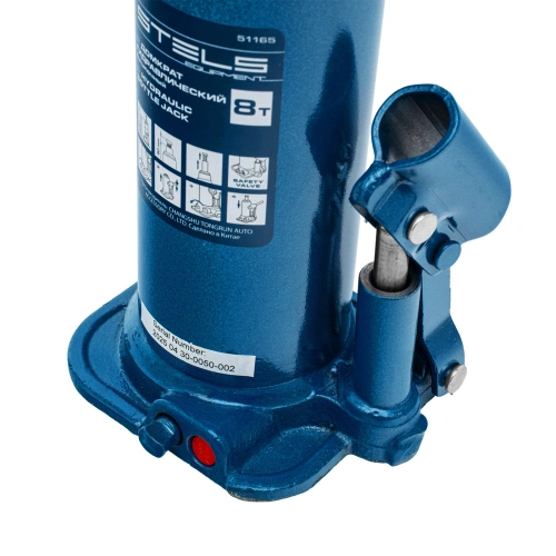 Домкрат гидравлический бутылочный, 8 т, h подъема 222-447 мм Stels по ценам производителя в Уфе с доставкой по всей России