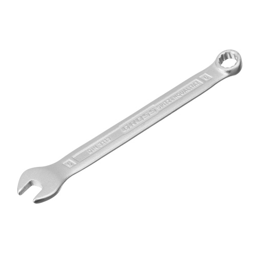 Ключ комбинированный 6 мм, CrV, холодный штамп Gross по ценам производителя в Уфе с доставкой по всей России