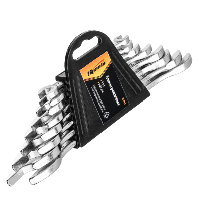 Набор ключей рожковых, 6 х 22 мм, 8 шт, хромированные Sparta по ценам производителя в Уфе с доставкой по всей России