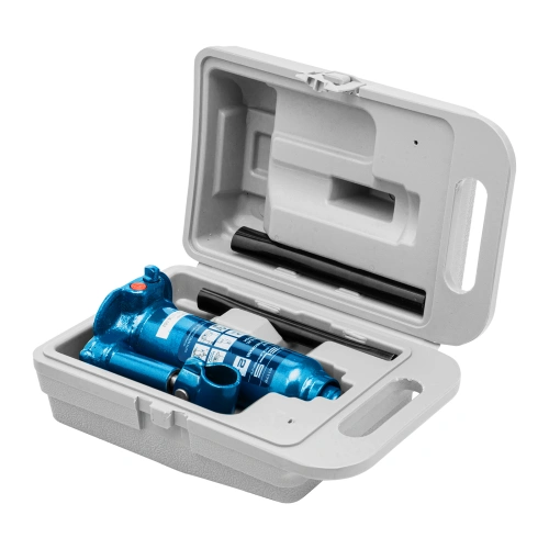 Домкрат гидравлический бутылочный, 2 т, h подъема 178-338 мм, в пластиковом кейсе Stels по ценам производителя в Уфе с доставкой по всей России