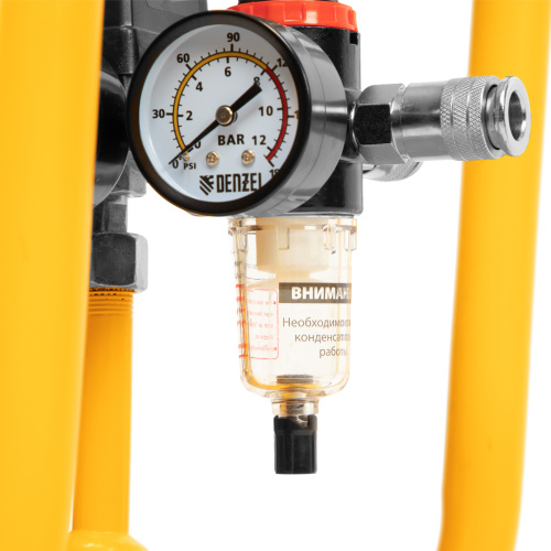 Компрессор безмасляный, малошумный DLS 2200/50, 2200 Вт, 2x1100, 50 л, 380 л/мин Denzel по ценам производителя в Уфе с доставкой по всей России