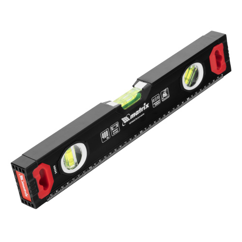 Уровень алюминиевый, усиленный, фрезерованный, 3 глазка, 400 мм Matrix по ценам производителя в Уфе с доставкой по всей России