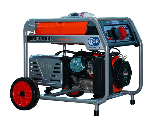 Генератор бензиновый 7,0 кВт 220В/380В с электростартером TOR KM9500HE по ценам производителя в Уфе с доставкой по всей России