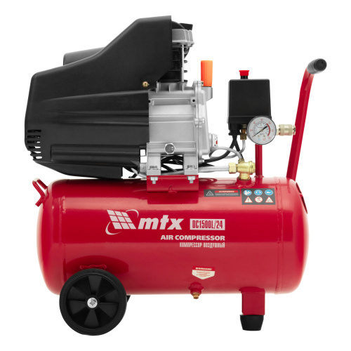 Компрессор воздушный DC1500L/24, 1,5 кВт, 24 л, 210 л/мин MTX по ценам производителя в Уфе с доставкой по всей России