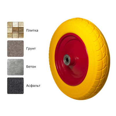 Пенополиуретановое колесо PU 3000-16 S купить в Москве с доставкой по всей России | ProtosMarket.ru