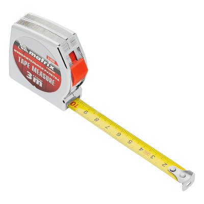 Рулетка Chrom,3 м x 13 мм,хромированный корпус Matrix по ценам производителя в Уфе с доставкой по всей России