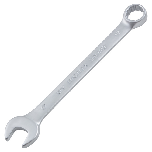 Набор ключей комбинированных, 8-19 мм, 8 шт, CrV, матовый хром Matrix по ценам производителя в Уфе с доставкой по всей России