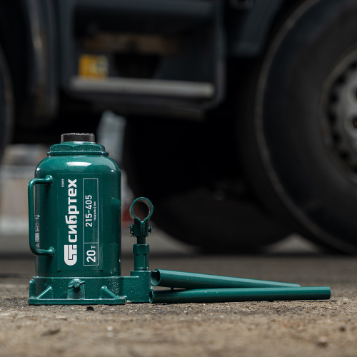 Домкрат гидравлический бутылочный, 20 т, 215-405 мм Сибртех по ценам производителя в Уфе с доставкой по всей России