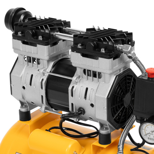 Компрессор DLS950/24 безмаслянный малошумный 950 Вт, 165 л/мин, ресивер 24 л Denzel по ценам производителя в Уфе с доставкой по всей России