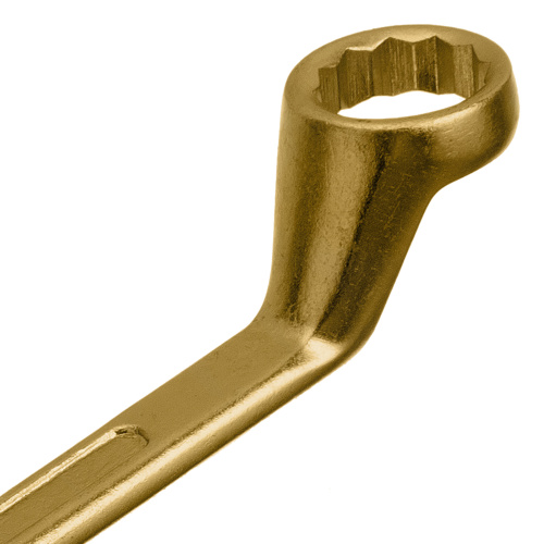 Ключ накидной, 24 х 27 мм, желтый цинк Сибртех по ценам производителя в Уфе с доставкой по всей России