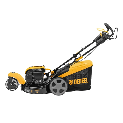 Бензиновая газонокосилка GLT-460SP-T, Trike 149 см3, 46 см, привод, панель, 60л Denzel по ценам производителя в Уфе с доставкой по всей России