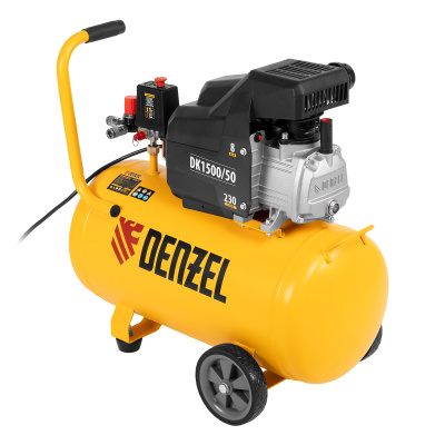 Компрессор воздушный DK1500/50, Х-PRO 1.5 кВт, 230 л/мин, 50 л Denzel по ценам производителя в Уфе с доставкой по всей России