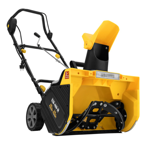Электрическая снегоуборочная машина ESB-460-M, 1.8 кВт, металлический шнек, LED фара Denzel по ценам производителя в Уфе с доставкой по всей России
