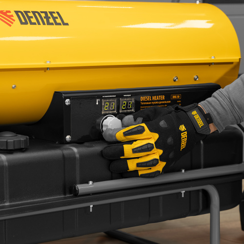 Дизельная тепловая пушка DHG-50, 50 кВт, 1100 м3/ч, прямой нагрев Denzel по ценам производителя в Уфе с доставкой по всей России