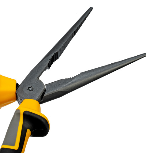 Длинногубцы прямые 205 мм, трехкомпонентные рукоятки Denzel по ценам производителя в Уфе с доставкой по всей России