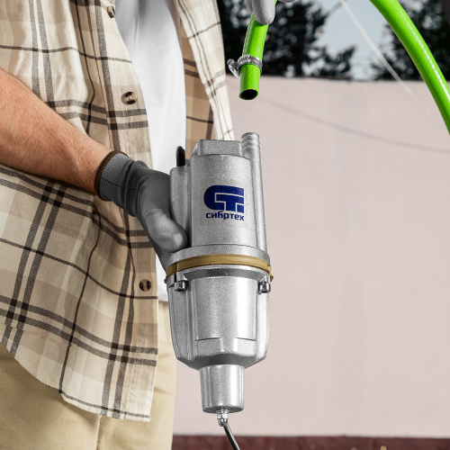 Вибрационный насос СВН300Н-10, нижний забор, 300 Вт, напор 75 м, 1200 л/ч, кабель 10 м Сибртех по ценам производителя в Уфе с доставкой по всей России