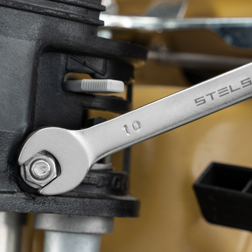 Набор ключей комбинированных, 8-19 мм, 8 шт, CrV, матовый хром Stels по ценам производителя в Уфе с доставкой по всей России