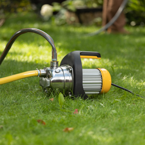 Садовый поверхностный насос GP1200Х, 1200 Вт, 3700 л/ч, подъем 46 м, нержавейка Denzel по ценам производителя в Уфе с доставкой по всей России