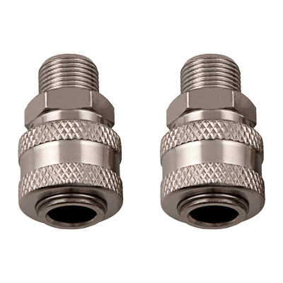 Муфта универсальная быстросъемная ("мама") 3/8, внешняя резьба, 2 шт, Stels по ценам производителя в Уфе с доставкой по всей России