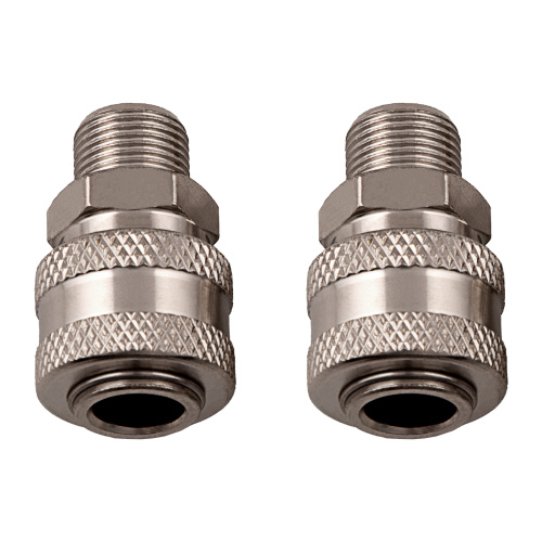 Муфта универсальная быстросъемная ("мама") 3/8, внешняя резьба, 2 шт, Stels по ценам производителя в Уфе с доставкой по всей России