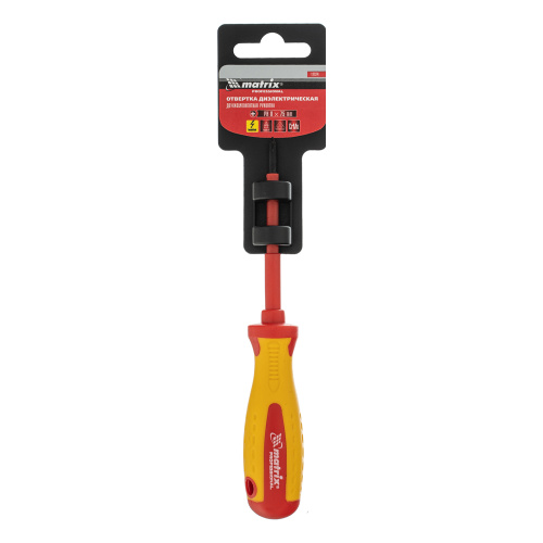 Отвертка Insulated, PH0 x 75 мм, CrMo, до 1000 В, двухкомпонентная рукоятка Matrix Professional по ценам производителя в Уфе с доставкой по всей России