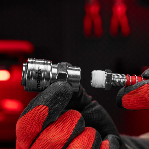 Набор переходников, быстросъемное соединение, резьбовое соед, 2 шт, внутр. D 1/4 Matrix по ценам производителя в Уфе с доставкой по всей России