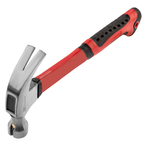 Молоток-гвоздодер, 450 г, боек c магнитом, фибергласовая обрезиненная рукоятка Matrix по ценам производителя в Уфе с доставкой по всей России