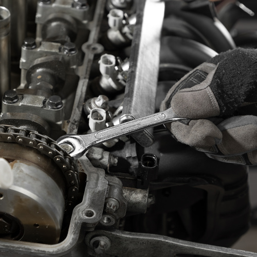 Набор ключей рожковых, 6 х 32 мм, 12 шт., CrV, хромированные Matrix по ценам производителя в Уфе с доставкой по всей России