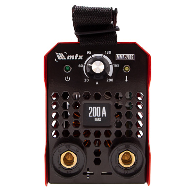 Инверторный аппарат дуговой сварки MMA-200S, 200 А, ПВ60%, диаметр электрода 1,6-5 мм MTX по ценам производителя в Уфе с доставкой по всей России