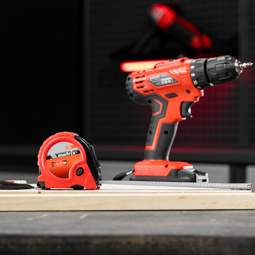 Рулетка Rubber,7,5 м х 25 мм,обрезиненный корпус Matrix по ценам производителя в Уфе с доставкой по всей России