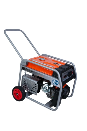 Генератор бензиновый 5,0 кВт 220В 27 л с электростартером и колесами TOR KM6500H по ценам производителя в Уфе с доставкой по всей России