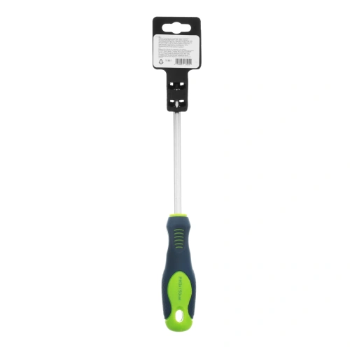 Отвертка, PH3 х 150 мм, CrV, двухкомпонентная рукоятка Сибртех по ценам производителя в Уфе с доставкой по всей России