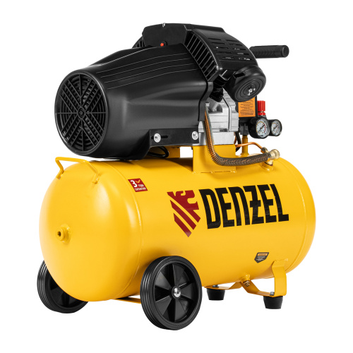 Компрессор воздушный прям. привод DCV1800/50, 1,8 кВт, 50 литров, 320 л/мин Denzel по ценам производителя в Уфе с доставкой по всей России