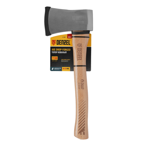Топор кованый, 1130 г, американский тип, буковая рукоятка, 430мм, EFP Denzel по ценам производителя в Уфе с доставкой по всей России