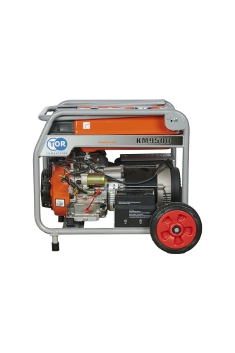 Генератор бензиновый 7,0 кВт 220В 27 л с электростартером и колесами TOR KM9500H по ценам производителя в Уфе с доставкой по всей России
