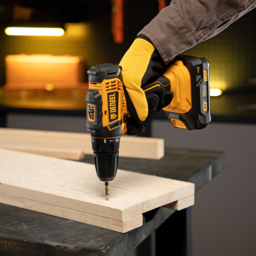 Дрель-шуруповерт аккумуляторная CDL-18-02BM, Li-Ion, 18 В, 2 аккумулятор Denzel по ценам производителя в Уфе с доставкой по всей России