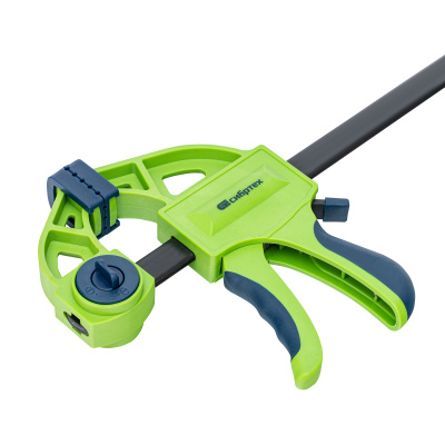 Струбцина F-образная, быстрозажимная, 200 х 70 х 420 мм, пластиковый корпус, фиксатор, двухкомпонентная рукоятка Сибртех по ценам производителя в Уфе с доставкой по всей России