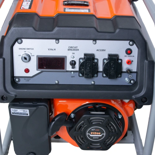 Генератор бензиновый 2,5 кВт 220В 16 л с электростартером и колесами TOR KM3800H по ценам производителя в Уфе с доставкой по всей России