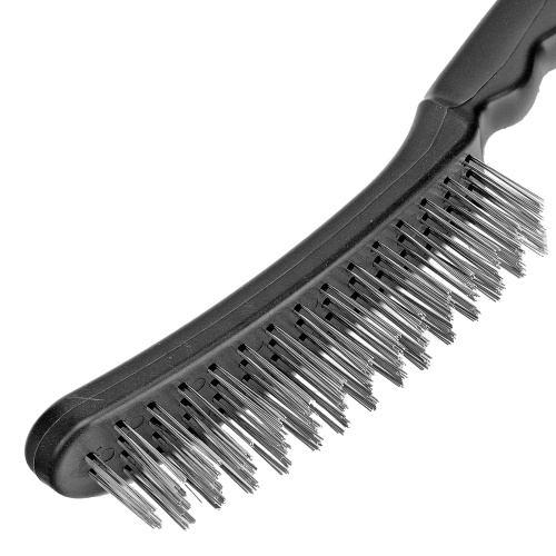 Щетка четырехрядная металлическая с пластмассовой ручкой Sparta по ценам производителя в Уфе с доставкой по всей России