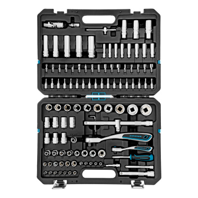 Набор инструментов, 1/4", 1/2", CrV, 120 зубьев, 109 предметов Gross по ценам производителя в Уфе с доставкой по всей России